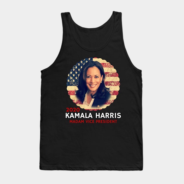 Madam Vice President Kamala Harris 2020 Tank Top by BOB